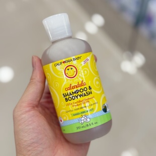 美国进口加州宝宝California Baby金盏花洗发沐浴露二合一251ml