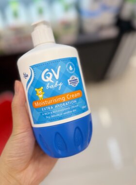 澳洲进口QVbaby婴儿保湿霜滋润