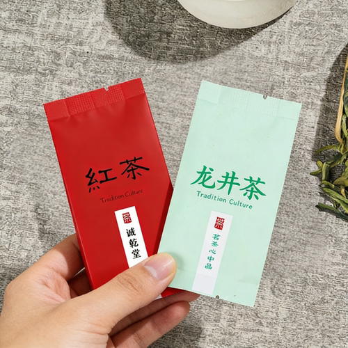 SC生产信息版2g独立小包装茶叶绿茶毛尖茉莉花茶小种红茶龙井茶