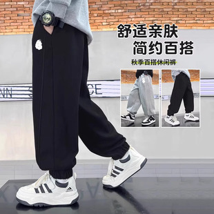 痞帥兒童裝 男童褲 2025新款 褲 大男孩衛褲 休閑運動工裝 子春秋款 秋季