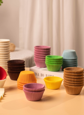烘焙包装食品级麦芬马芬纸托杯子蛋糕防油纸杯3.5cm底
