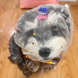 狗狗嘴套外出防误食头纱防舔防乱吃头套透气中小型犬专用防舔口罩