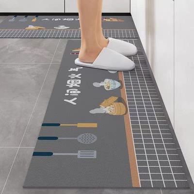 厨房专用硅藻泥吸水防滑脚垫