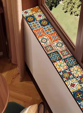 卧室窗台垫防水防尘长条形极窄皮革飘窗垫餐边柜玄关柜防护垫桌垫