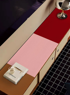 多巴胺电视柜防尘盖垫客厅茶几桌垫防水防油免洗皮革餐边柜桌布