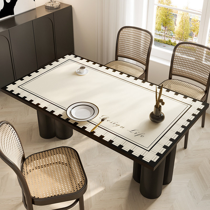 纯色桌垫皮革桌布简约现代餐桌台面垫防烫隔热防水茶几垫布圆桌垫,居家布艺,桌布,淘宝优惠券,粉丝福利购,淘宝优惠卷