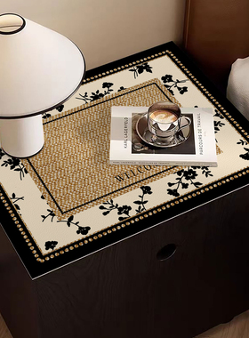 简约宅寂风床头柜专用防尘免洗皮革盖垫洗衣机防水罩垫盖布盖巾