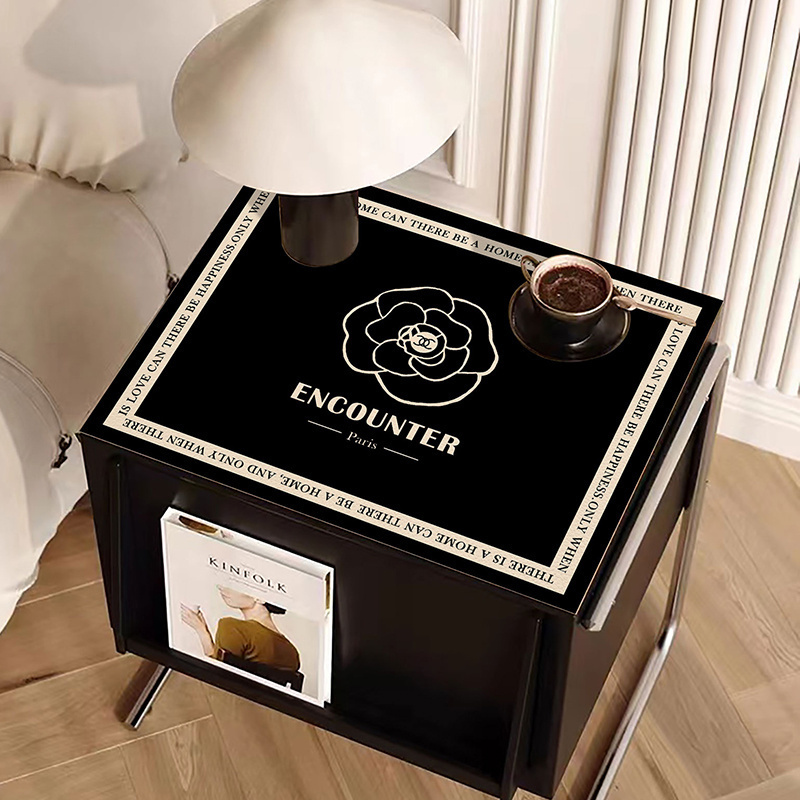 现代轻奢家用卧室皮革床头柜垫防水免洗一擦及净台面保护防尘垫