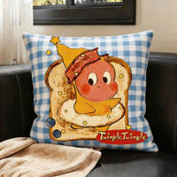 Cartoon-style star person throw pillow cushion square sofa bedroom decoration pillow thumbnail 4