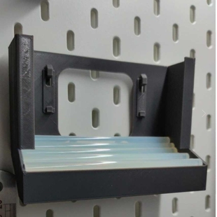 胶棒支架 宜家洞洞板配件 适用宜家SKADIS 斯考迪斯