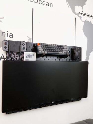 适用宜家SKADIS 斯考迪斯 宜家洞洞板配件 大显示器支架 vesa 100