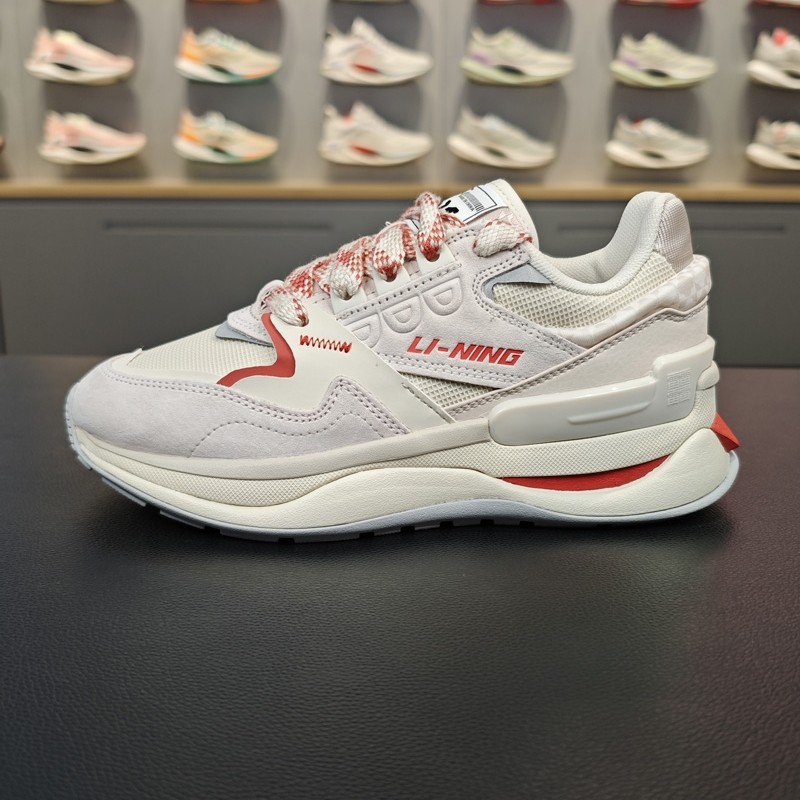 李宁休闲鞋女子2024春季新款初心V2低帮舒适运动老爹鞋AGCU062,运动鞋new,运动休闲鞋,淘宝优惠券,粉丝福利购,淘宝优惠卷