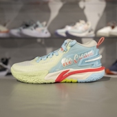 反光支撑稳定透气运动鞋 男小大童2025新款 YKBV026 篮球鞋 李宁童鞋