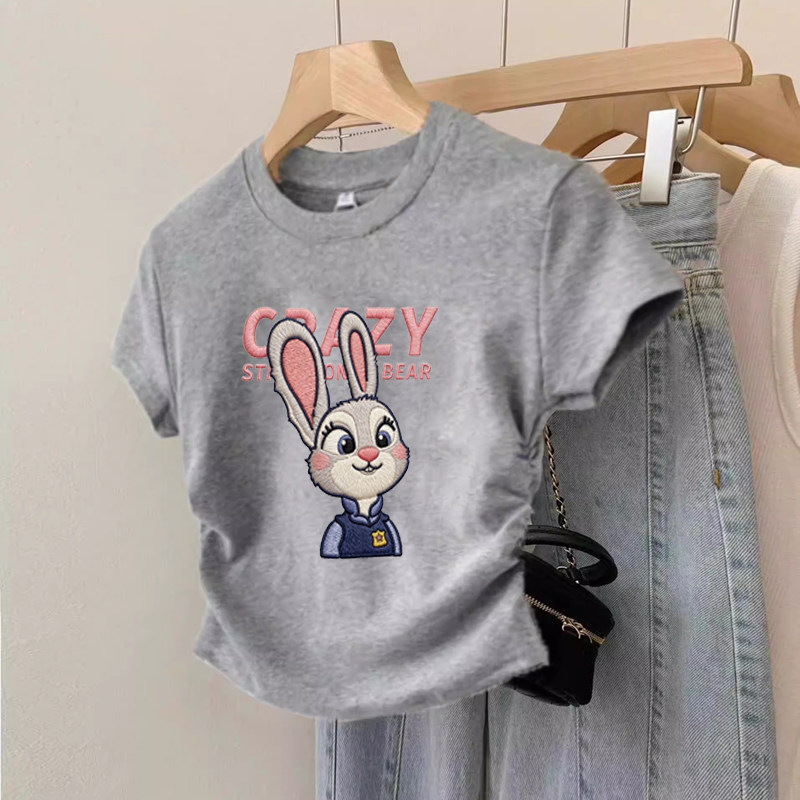 疯狂动物城儿童纯棉短袖t恤女童2026夏季新款可爱风百搭设计半袖