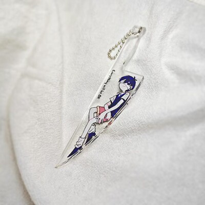 新款omori周边同人自制高颜值刀阳亚克力钥匙扣背包装饰挂件