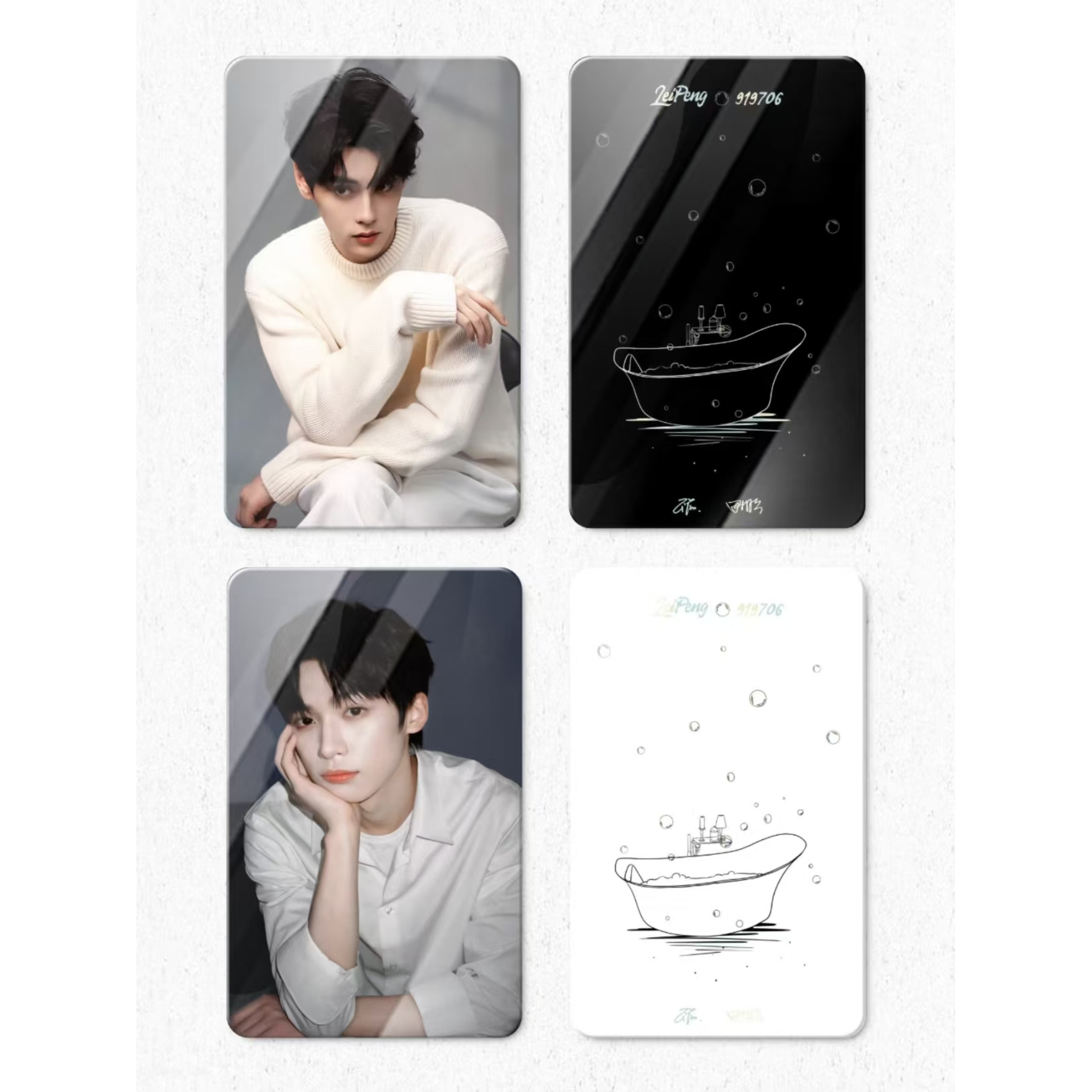 新款雷朋周边自印三寸小卡LOMO卡高颜值收藏礼物周边粉丝应援卡片