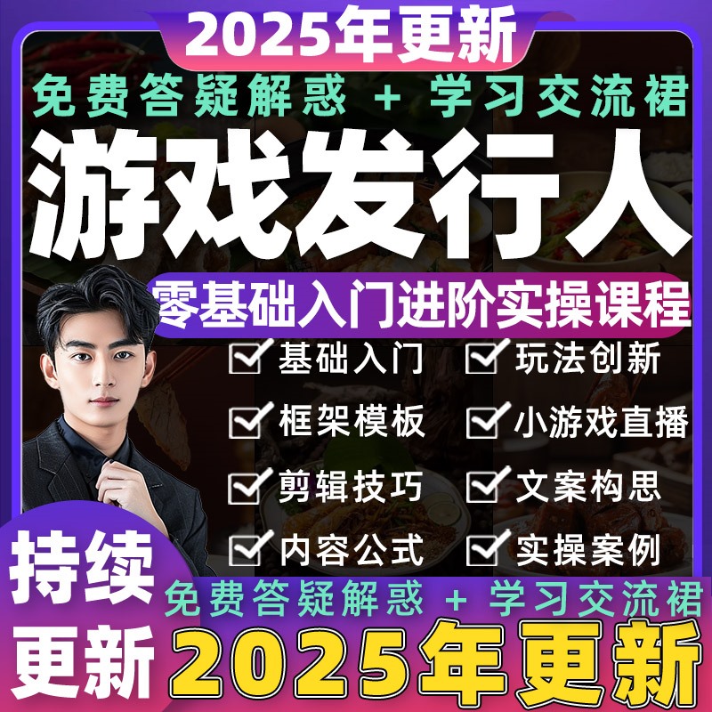 2025年抖音小游戏运营教程短视频发行人推广视频制作计划课程