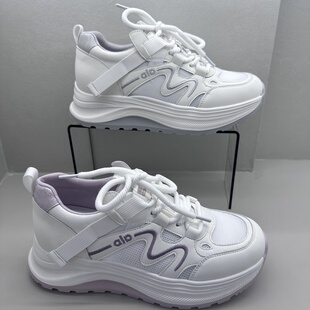 茵茵家2026春秋冬欧洲站真皮圆头系带老爹鞋女外穿旅游轻便休闲鞋