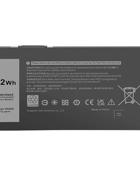 适用全新 DELL戴尔 3400 5488 5493 5593 YRDD6 P90F 笔记本电池