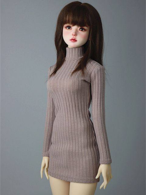 娃衣  BJD3分4分 坑条针织长裙三分,模玩/动漫/周边/娃圈三坑/桌游,BJD娃衣,淘宝优惠券,粉丝福利购,淘宝优惠卷