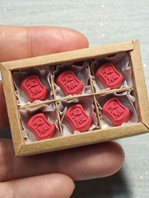 微缩食玩定胜糕中式糕点模具粘土软陶6分12分火漆蜡粒模具