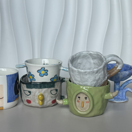商品拍下默认接受发货拍视频手工制品陶瓷茶杯瑕疵品清仓01