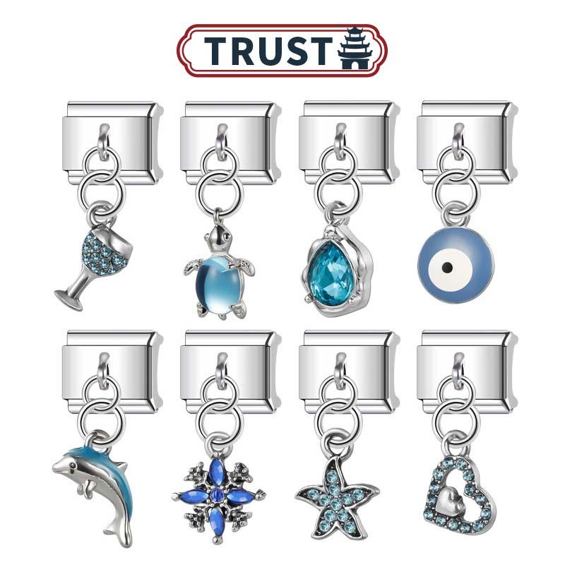 男女款动物钻石吊坠手链现速发货