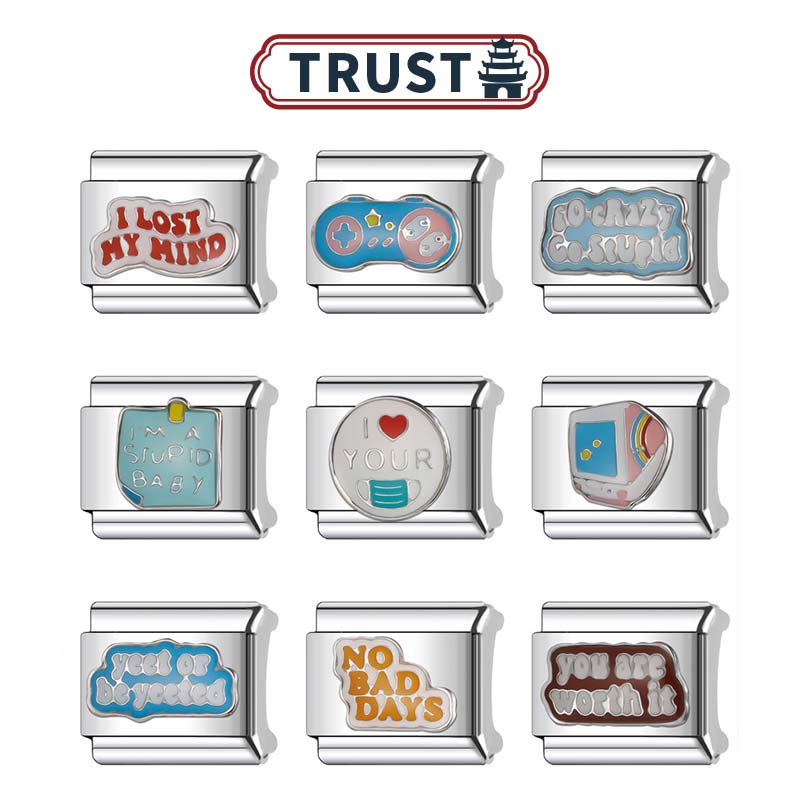 Trusta钛钢DIY个性拼接模块手链