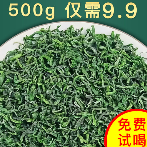 1斤绿茶2025新茶叶浓香型散装高山云雾茶非毛尖茶棋牌室大排档