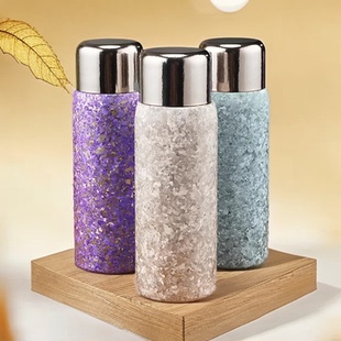 480ML纯钛双层保温杯磁吸杯盖便携大容量高档商务礼品户外杯