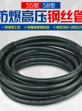 黑猫高压清洗机洗车刷洗车机358型258型55型58胜达出水钢丝管商用