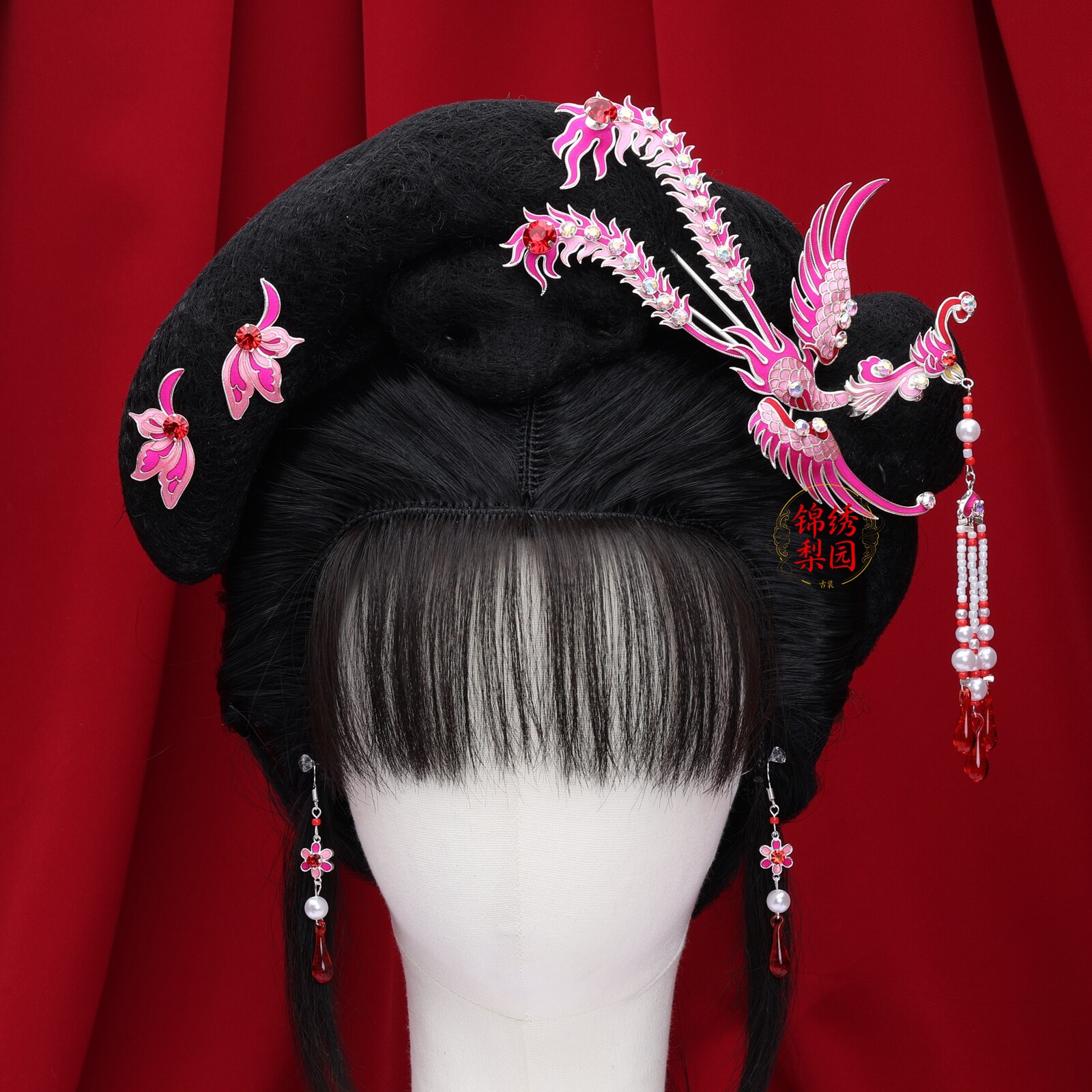京粤剧戏曲花旦青衣手工点绸偏凤