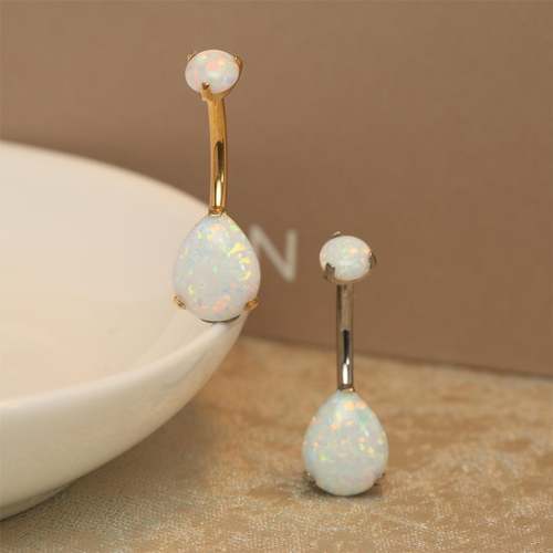 进口钛脐钉粗针彩色植入级别钛合金ASTMF136脐环澳宝炫彩养肚脐洞