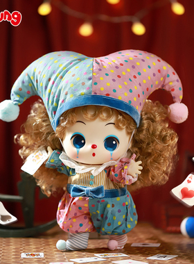 冬己棉花糖娃娃小丑正版套装20CM洋娃娃衣服儿童玩具女孩生日礼物