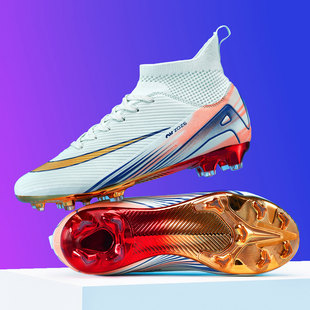 新款C罗刺客16足球鞋男女儿童学生TF碎钉运动训练成人AG长钉专业