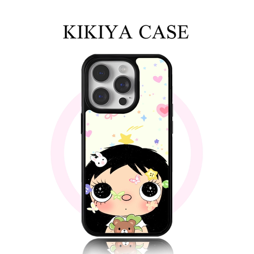 KIKIYACASE原创星芙少女苹果17promax手机壳防摔三星OPPOvivos60小米15荣耀100华为甜妹少女卡通女孩软边玻璃