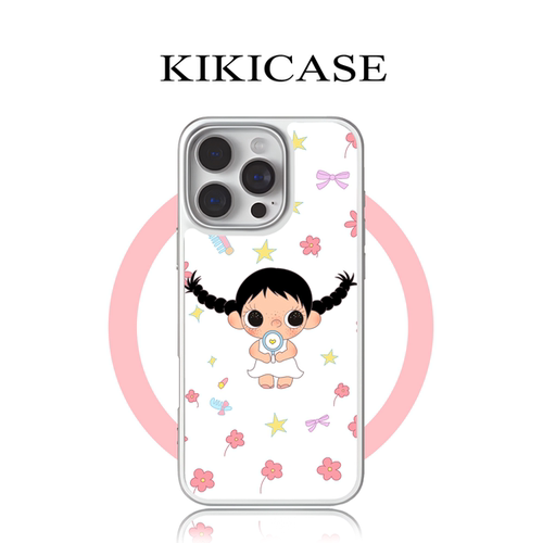 KIKICASE童趣少女小玉适用苹果16ProMax磁吸手机壳iPhone15/14华为Mate60小米14OPPOReno12防摔高颜值治愈系