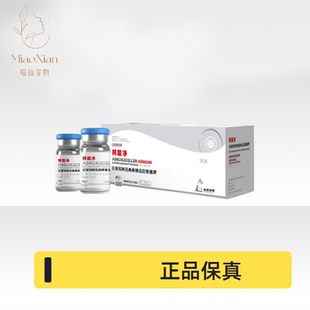 联邦动保邦菌净阿莫西林克拉维酸钾0.075g×10支 盒宠物消炎猫狗