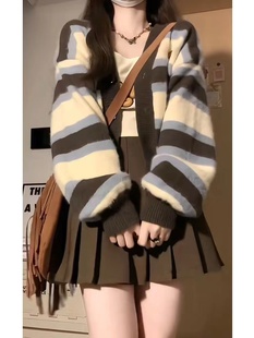 秋季女装连衣裙子多巴胺奶系韩剧女主穿搭秋天盐系轻熟两件套装裙