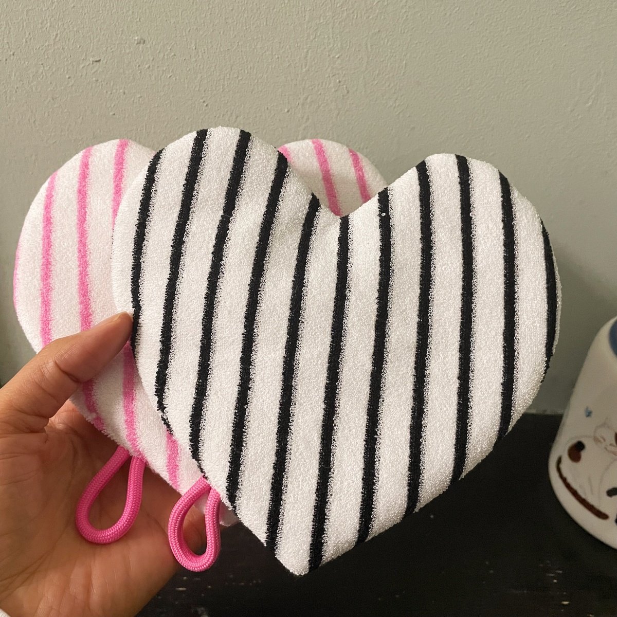 少女心韩国ins爱心挂式毛巾垫多功能高颜值防烫夹隔热餐垫杯垫,餐饮具,餐垫,淘宝优惠券,粉丝福利购,淘宝优惠卷