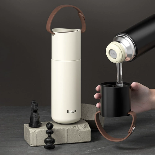 Стакан, портативный чайник для путешествий подходит для мужчин и женщин, простой и элегантный дизайн