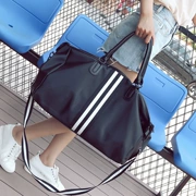 Túi du lịch khoảng cách ngắn nữ túi xách tay hành lý nam phiên bản Hàn Quốc của túi du lịch đơn giản dung lượng lớn nhẹ không thấm nước túi thể dục thủy triều - Túi du lịch
