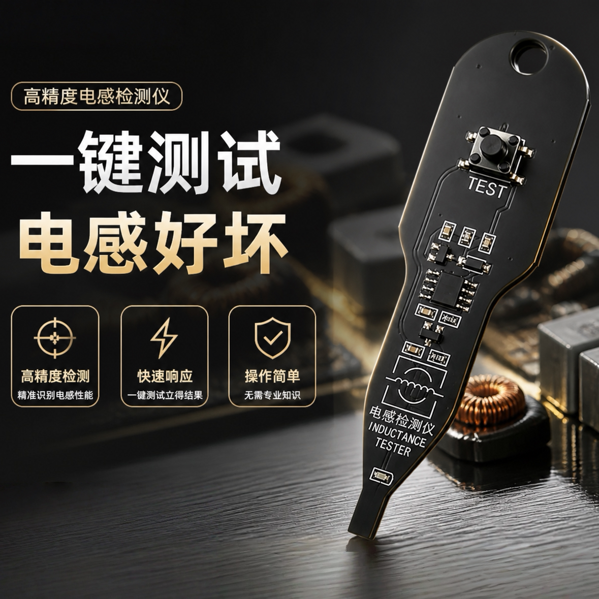 电感测试仪高精度精准测电手机维修主板电路电磁感应仪排查故障点