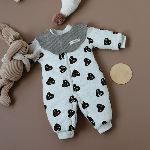 婴姿婴幼儿连体衣冬季保暖