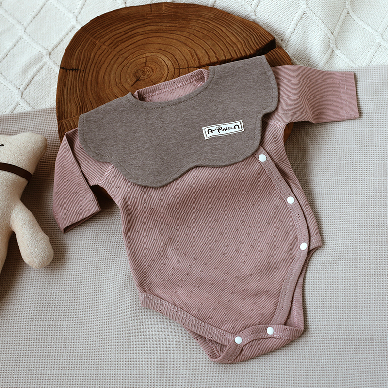 婴儿包屁衣衣春秋款长袖宝宝爬服