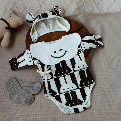 包屁衣春秋新生婴儿儿衣服套装