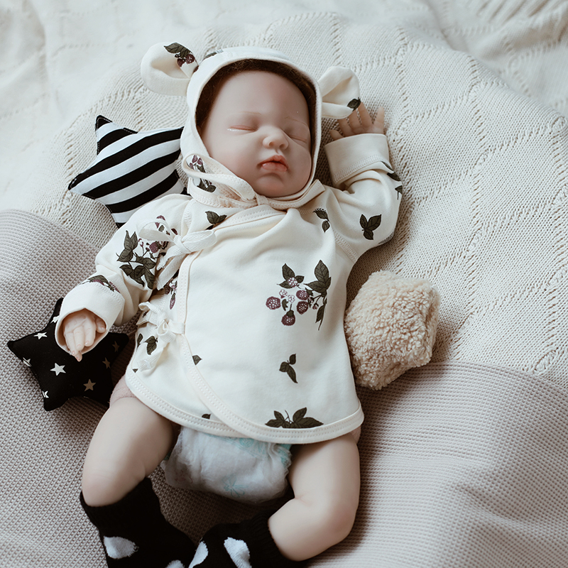 新生婴儿长袖半背衣宝宝产房上衣