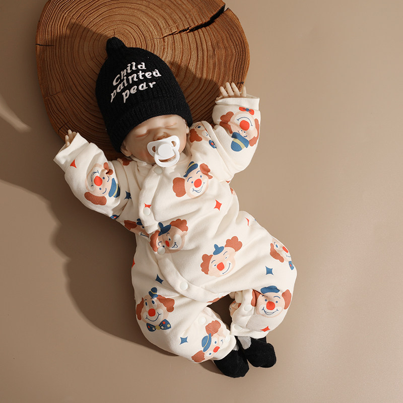 婴姿婴儿衣服秋冬季宝宝夹棉保暖棉袄连体衣加厚哈衣冬装棉衣棉,童装/婴儿装/亲子装,连身衣/爬服/哈衣,淘宝优惠券,粉丝福利购,淘宝优惠卷