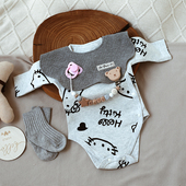 宝宝满月穿搭衣服百天 纯棉长袖 婴姿韩版 新生婴儿护肚包屁衣春秋季