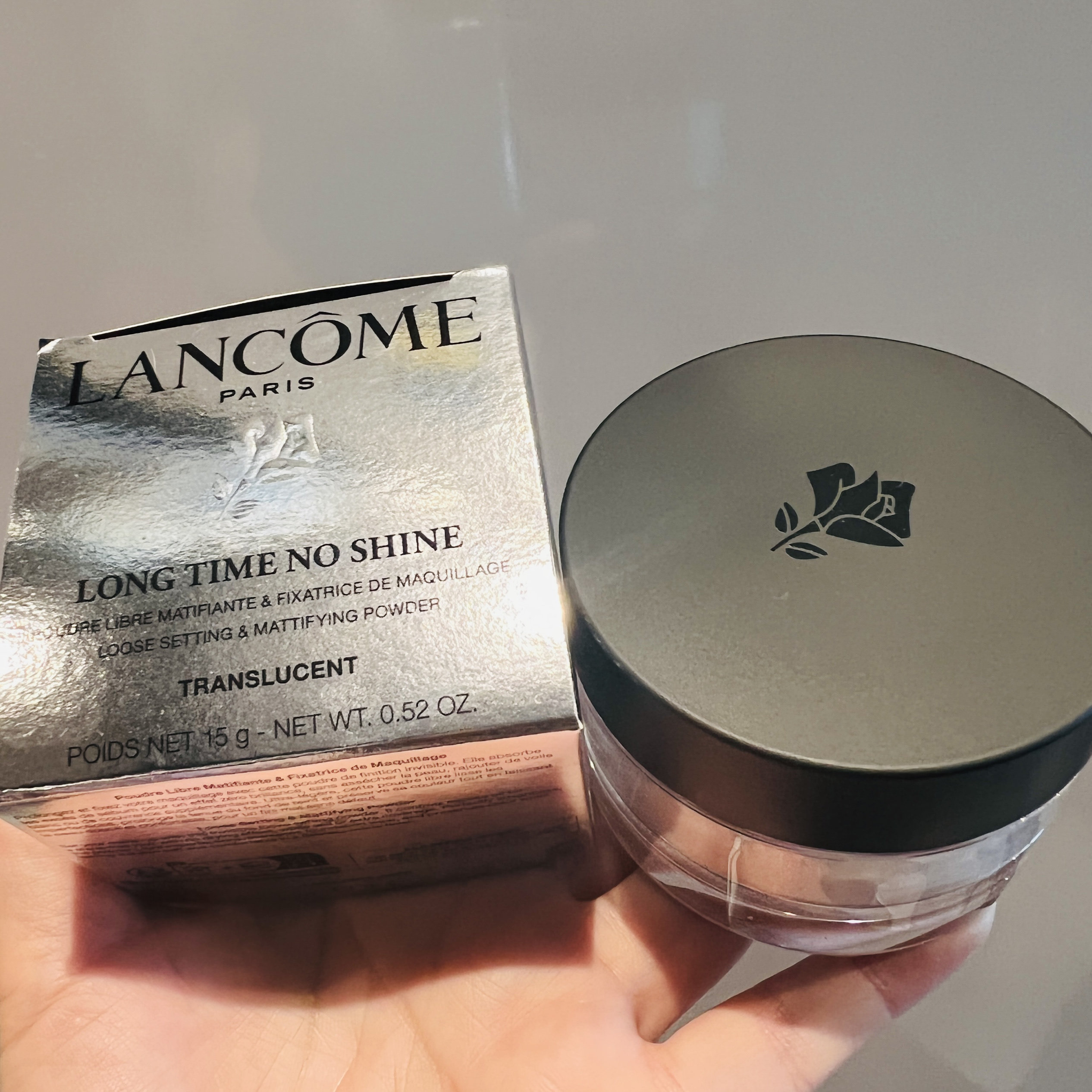 美国正品lancome兰蔻0感持妆丝绒 控油哑光散粉蜜粉定妆不脱妆15g